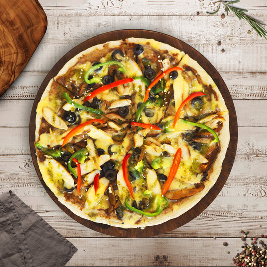 Chicken & Mushroom Teriyaki Pizza