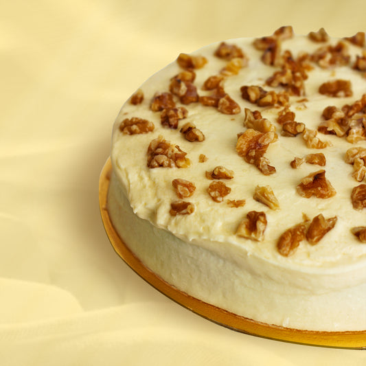 Reduced Sugar Carrot Cake