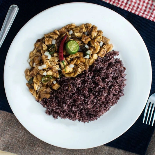 Tofu Sisig Rice Meal